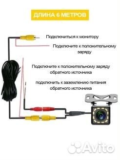Автомобильная камера заднего вида Podofo