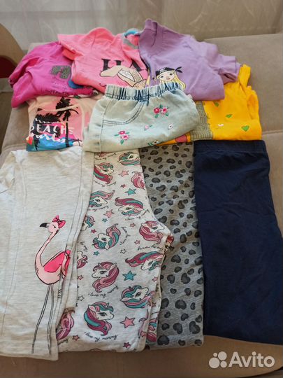 Вещи пакетом для девочки 122-128