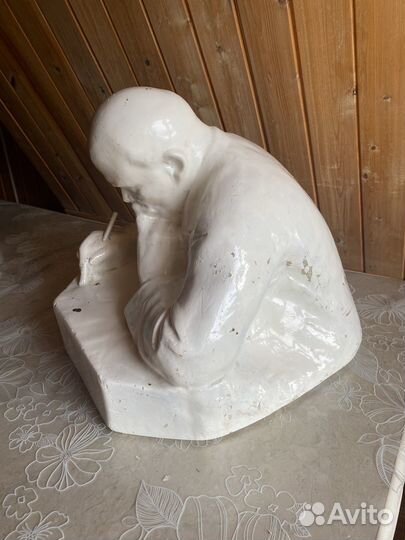 Гипсовый бюст Ленина СССР большой