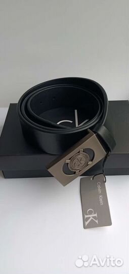 Мужской кожаный ремень Calvin klein
