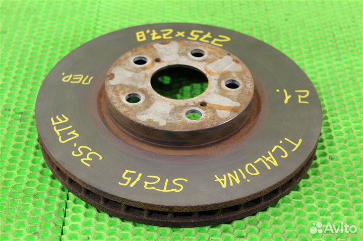Тормозной диск передний Toyota Caldina ST215