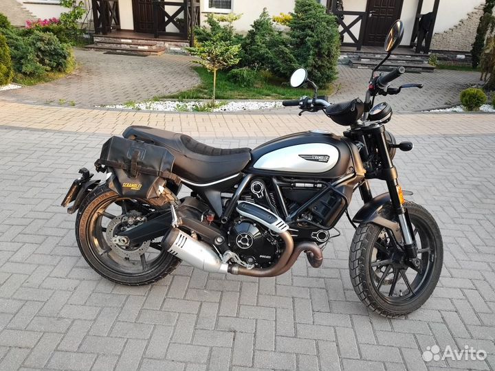 Ducati scrambler icon dark