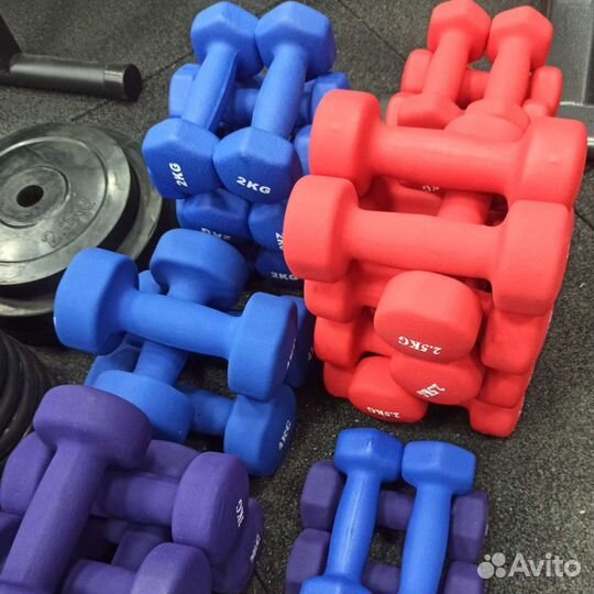 Гантели для фитнеса неопреновые