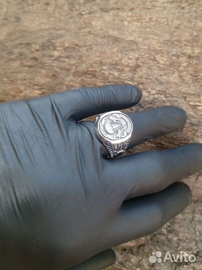 Серебряное кольцо вдв