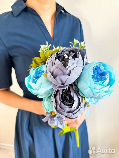 Букет искуственных пионов