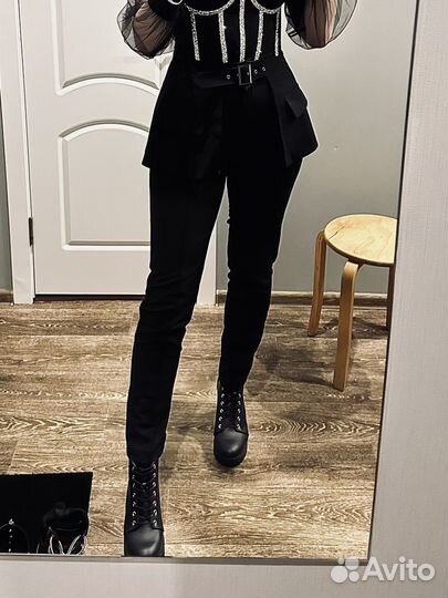 Брюки женские с баской viaville