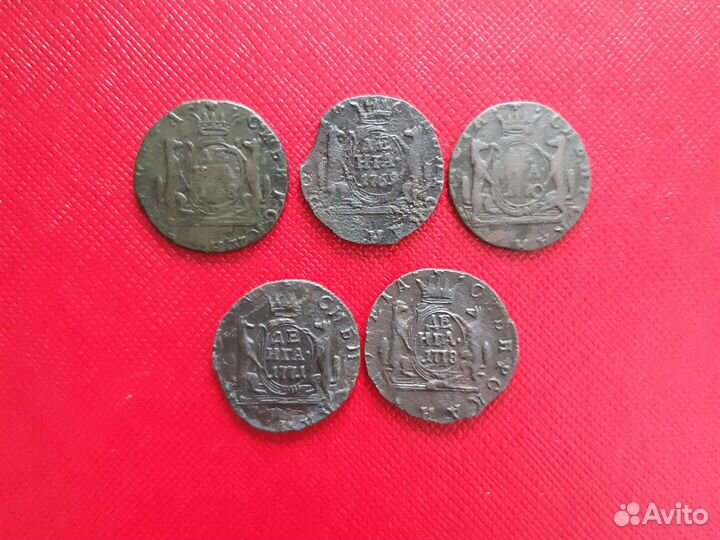 Денга 1768,69,70,71,78 Сибирь