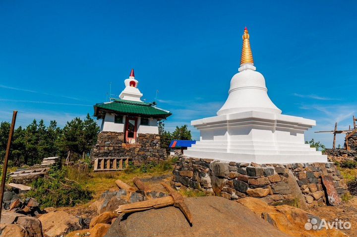 Гора Качканар + Буддийские ступы + скала верблюд