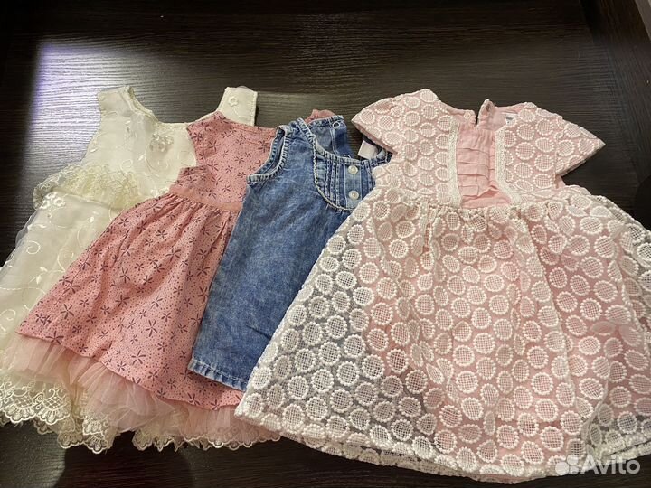 Вещи пакетом для девочки 62-80