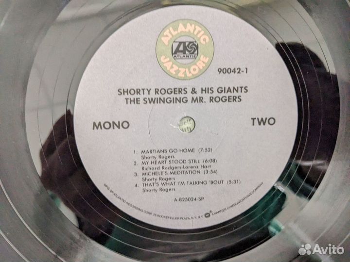 Shorty Rodgers and His Giants винил джаз USA