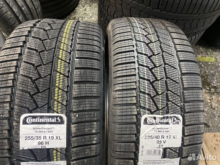 Continental WinterContact TS 860S SSR 225/40 R19 и 255/35 R19