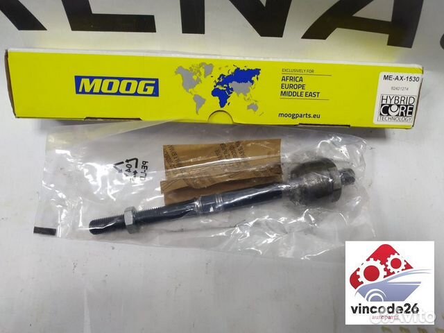 Рулевая тяга Moog новая левая/правая все модели