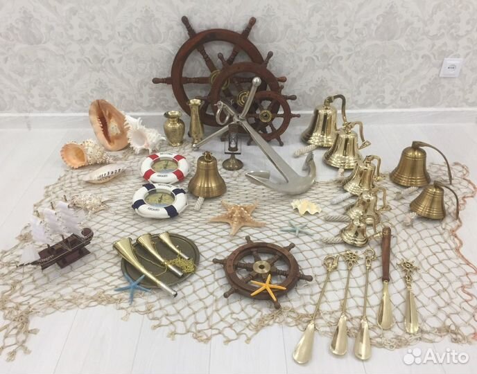 Кораллы Раковины Рында Звезды морские Сети и др