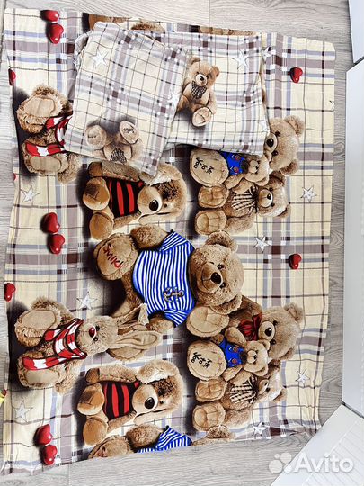 Постельное, одеяла и конверт для малышей