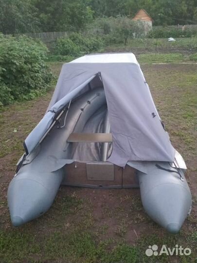 Тент с дугами на лодку пвх-380