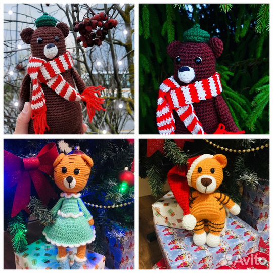 Мягкие игрушки вязаные ручной работы
