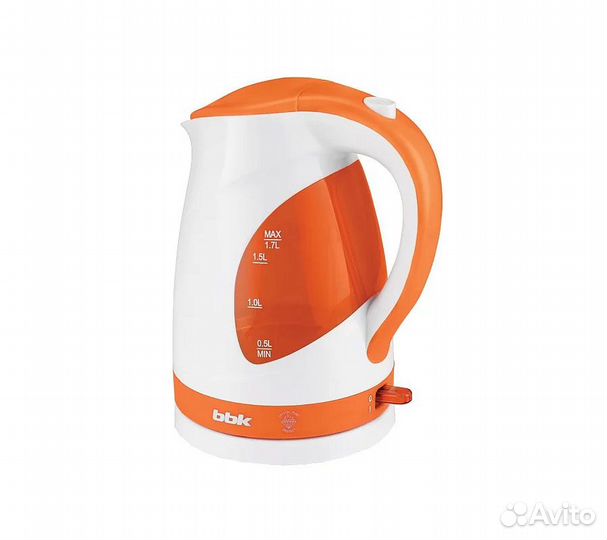 Чайник BBK EK1700P белый/оранжевый