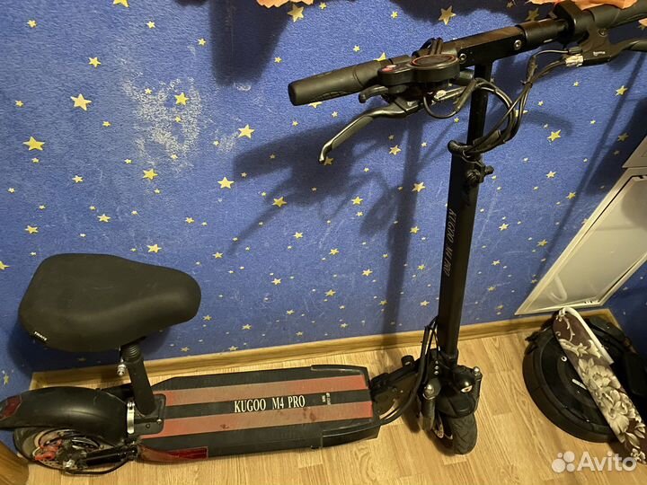 Самокат взрослый электрический бу