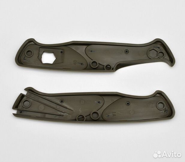 Накладки Плашки 130мм Victorinox Зелено-Черные