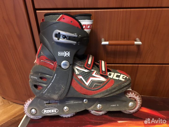 Роликовые коньки Roces раздвижные 36-40