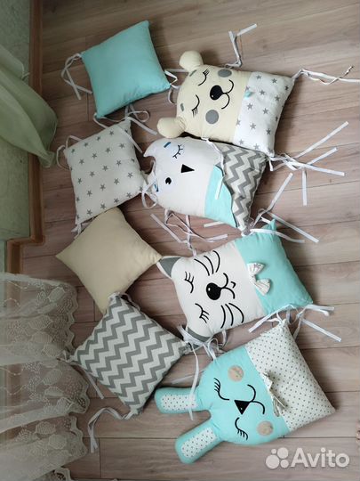 Бортики в кроватку