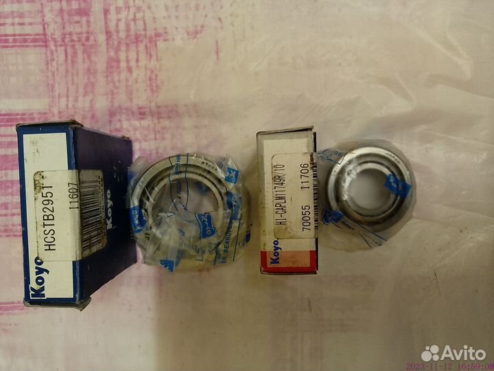 Подшипники ступицы задней