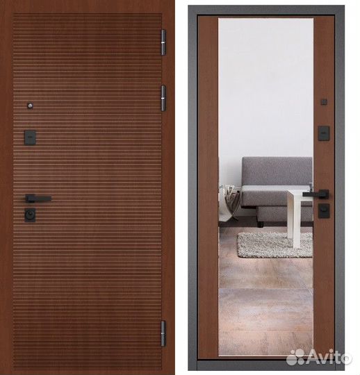 Дверь с зеркалом