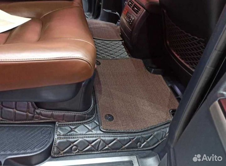 Ковры в салон на toyota land cruiser
