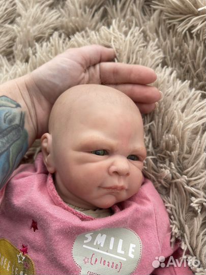 Кукла реборн девочка с одеждой