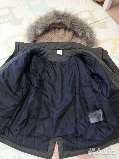 Куртка- парка осенняя для девочки 12-18 мес, 86 р