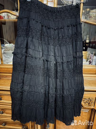 Юбка черная нарядная