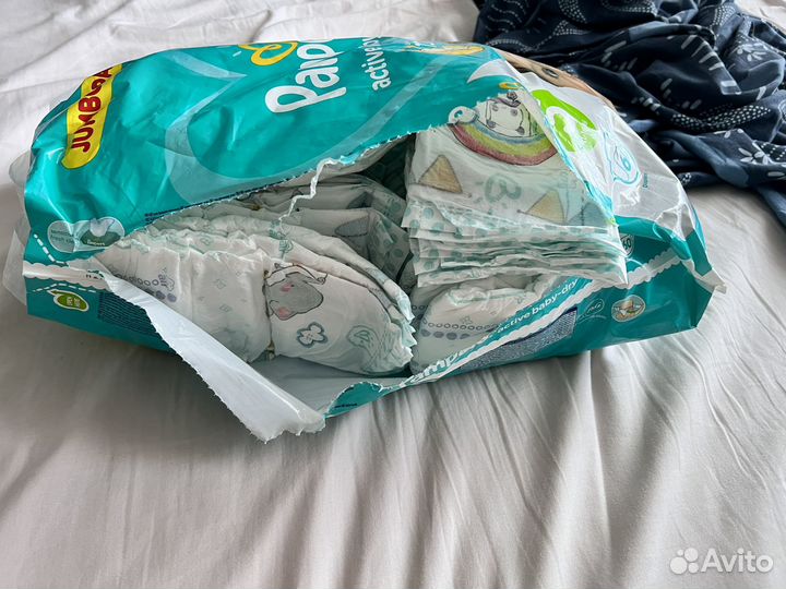 Подгузники pampers 5 44 штуки