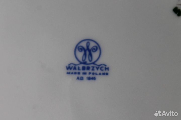 Фарфор тарелка польша walbrzych poland