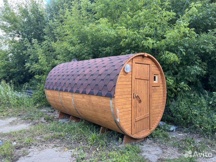 Баня бочка под ключ