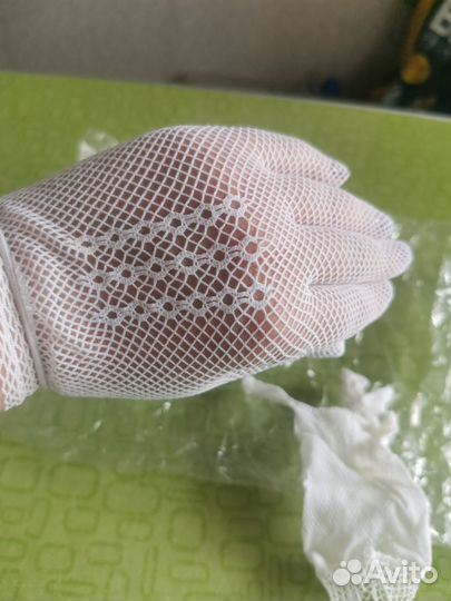 Перчатки свадебные