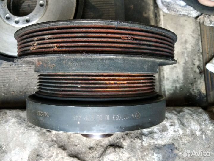Шкив коленвала м104 3.2л Мерседес w124 w140