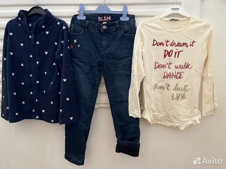 Одежда на девочку 140