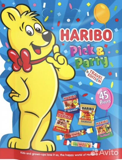 Мармелад Haribo pick&party travel edition 748g