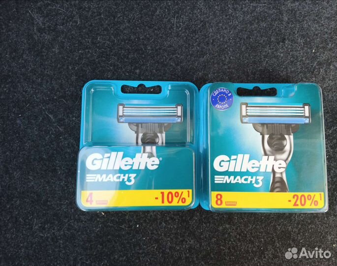 Кассеты оригинал для бритья gillette mach3 4,8 шт