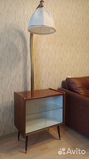 Торшер напольный со столиком