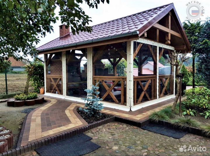 Мягкие окна для террас, беседок и веранд