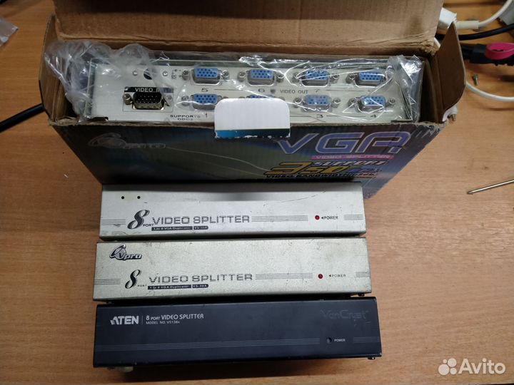 Vga сплитеры (разветвители) 8 портов