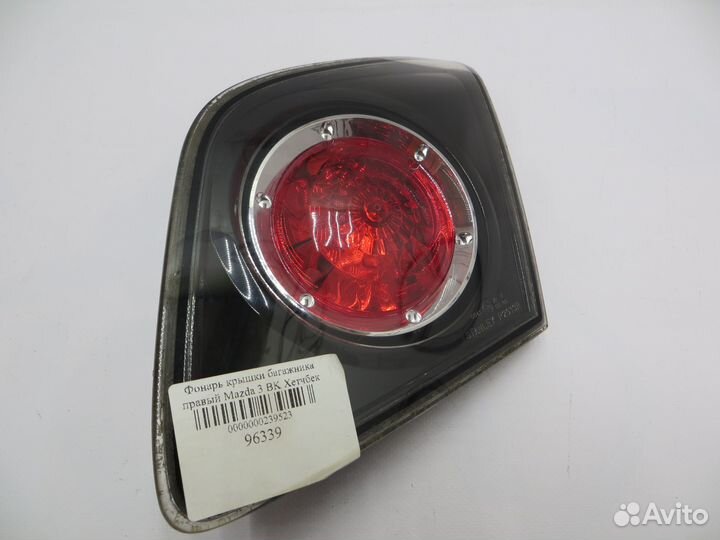 Фонарь крышки багажника правый Mazda 3 BK Хэтчбек