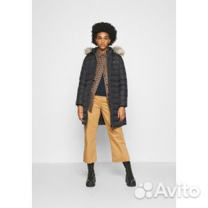 Пуховик Tommy Jeans, черный