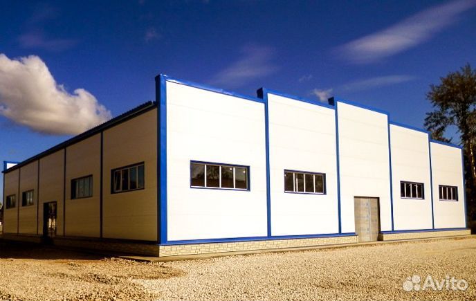 Ангары из сендвич панели