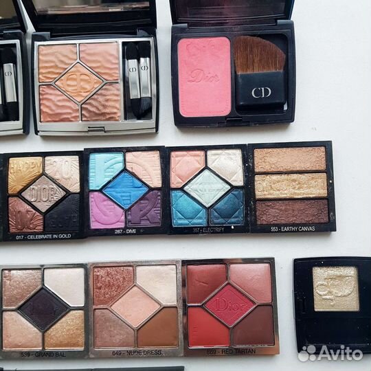 Тени для век dior chanel sisley оригинал