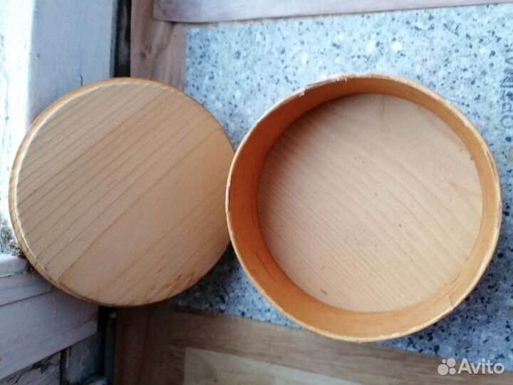 Шемогодская резьба по бересте Туес Орнаментный 60е