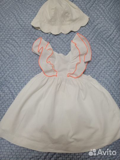 Платье Jacadi + панама Jacadi