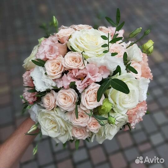 Цветы розы букет