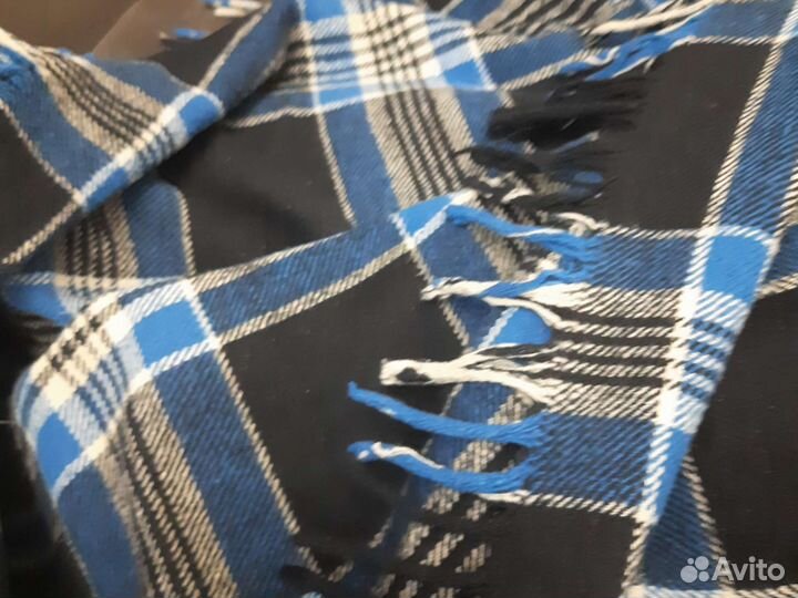 Плед шерстяной новый